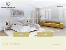 Tablet Screenshot of neu-immo.ch